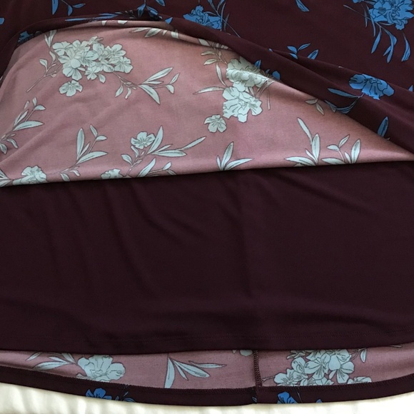 LAUREN RALPH LAUREN Floral Midi Dress 3/4 Sleeve Swing Women’s Plus Size 16 1X - Picture 10 of 16